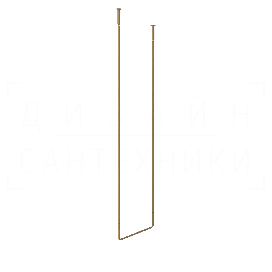 Gessi Goccia Полотенцедержатель потолочный 46,4x160h см, подвесной, цвет: antique brass 38144#713