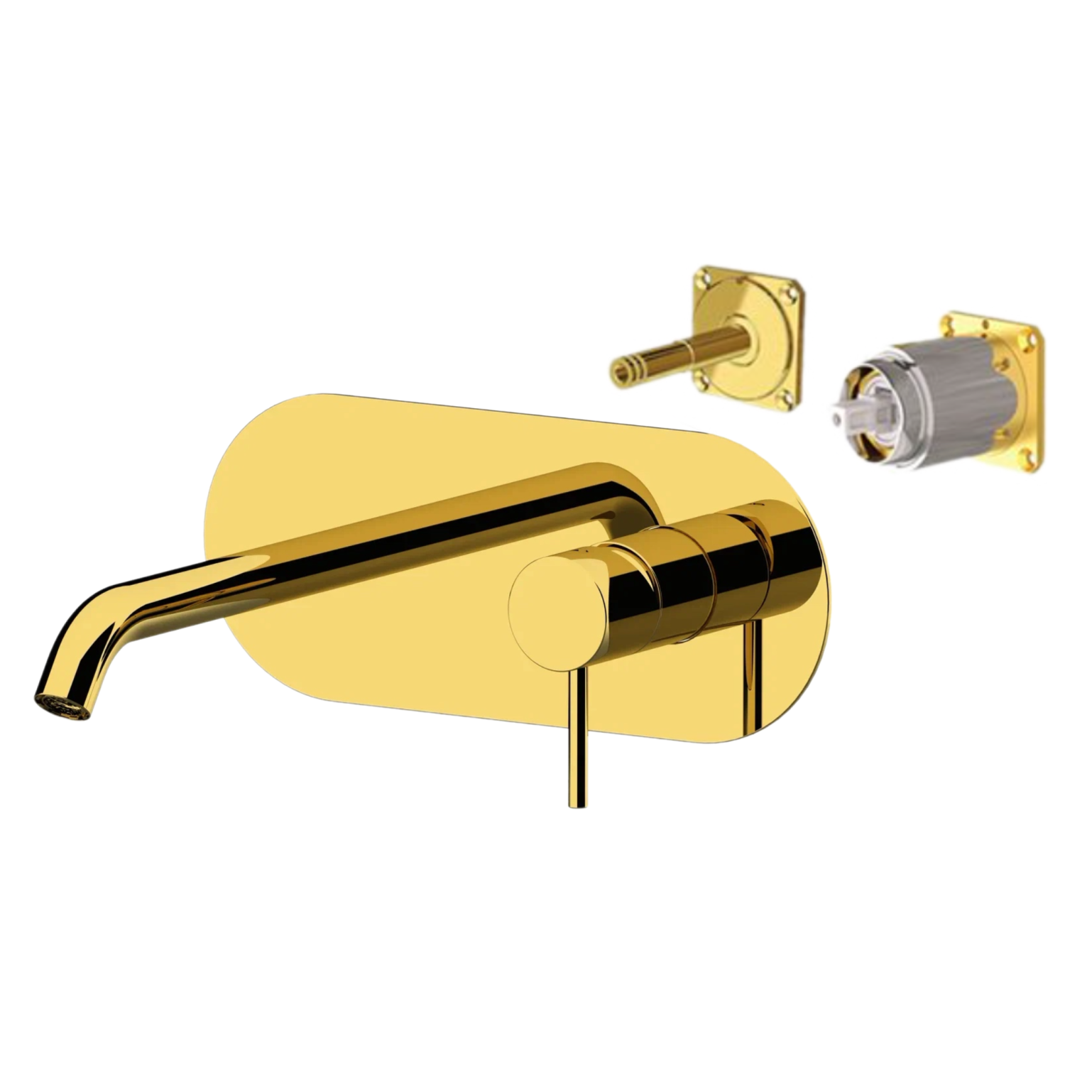 Remer X Style Смеситель для раковины встраиваемый, внешняя часть, цвет: oro lucido X15KBDO