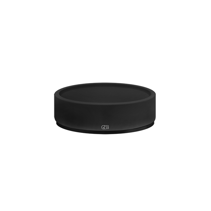 Gessi 316 Мыльница со стеклянной чашей, настольная, цвет: matte black 54726#299