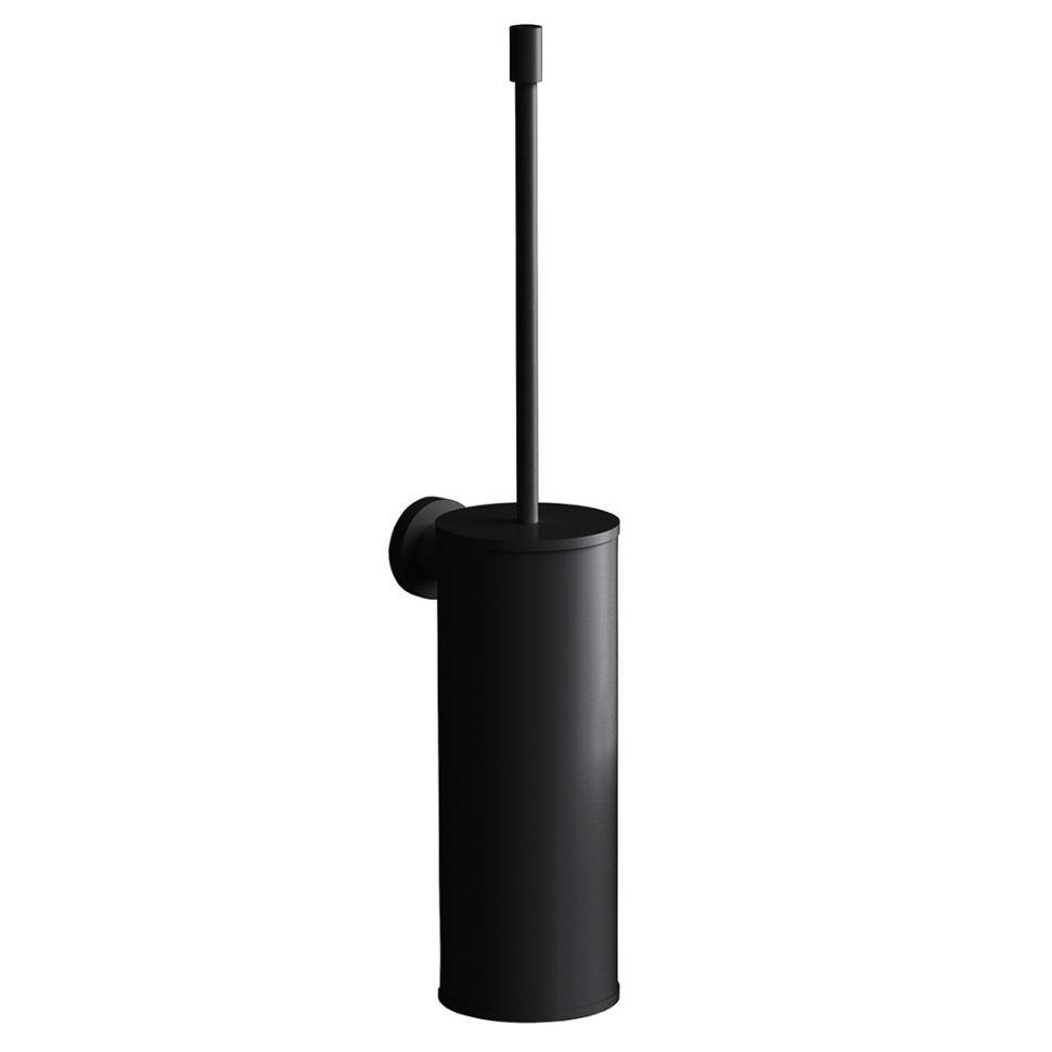 Colombo Design Plus Ершик для унитаза подвесной, с латунной колбой, цвет: matt black W4962.NM