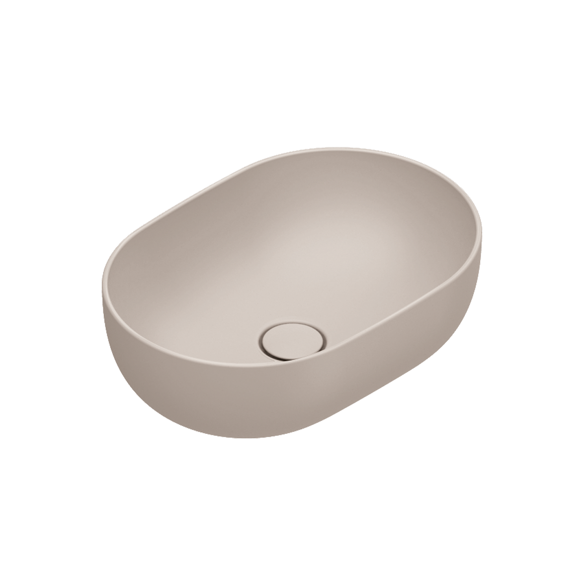 Catalano Sfera Раковина чаша 50x35x16h см, без перелива, покрытие Cataglaze, цвет: seta матовый 0522500031