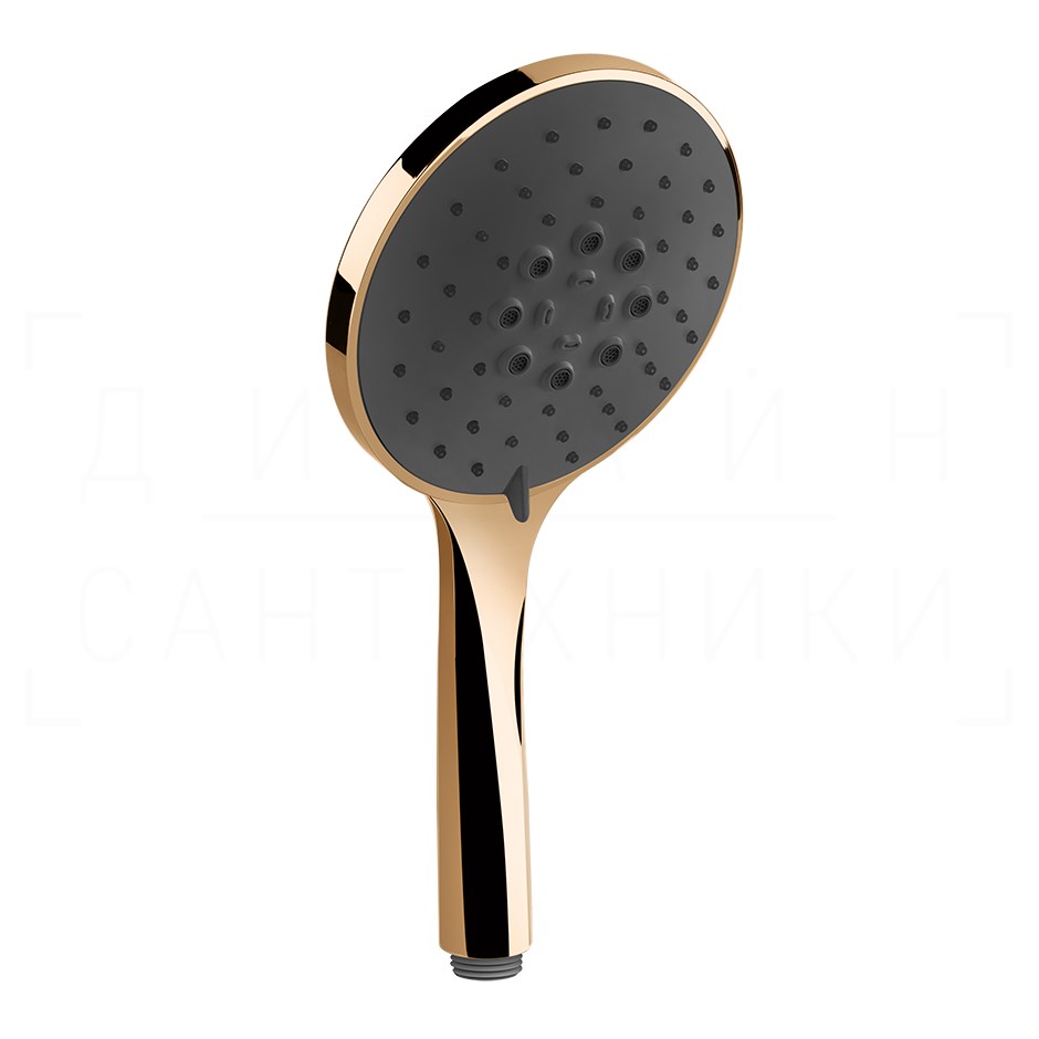 Gessi Ручной душ с 3 видами струи, цвет: warm bronze PVD 14378#735