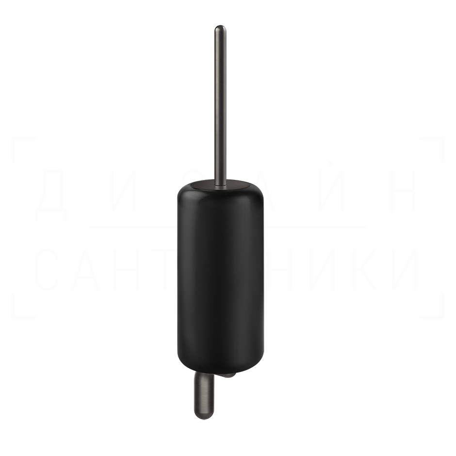 Gessi Goccia Ершик для унитаза подвесной, колба Gres, цвет: black/black metal brushed PVD 38020#707