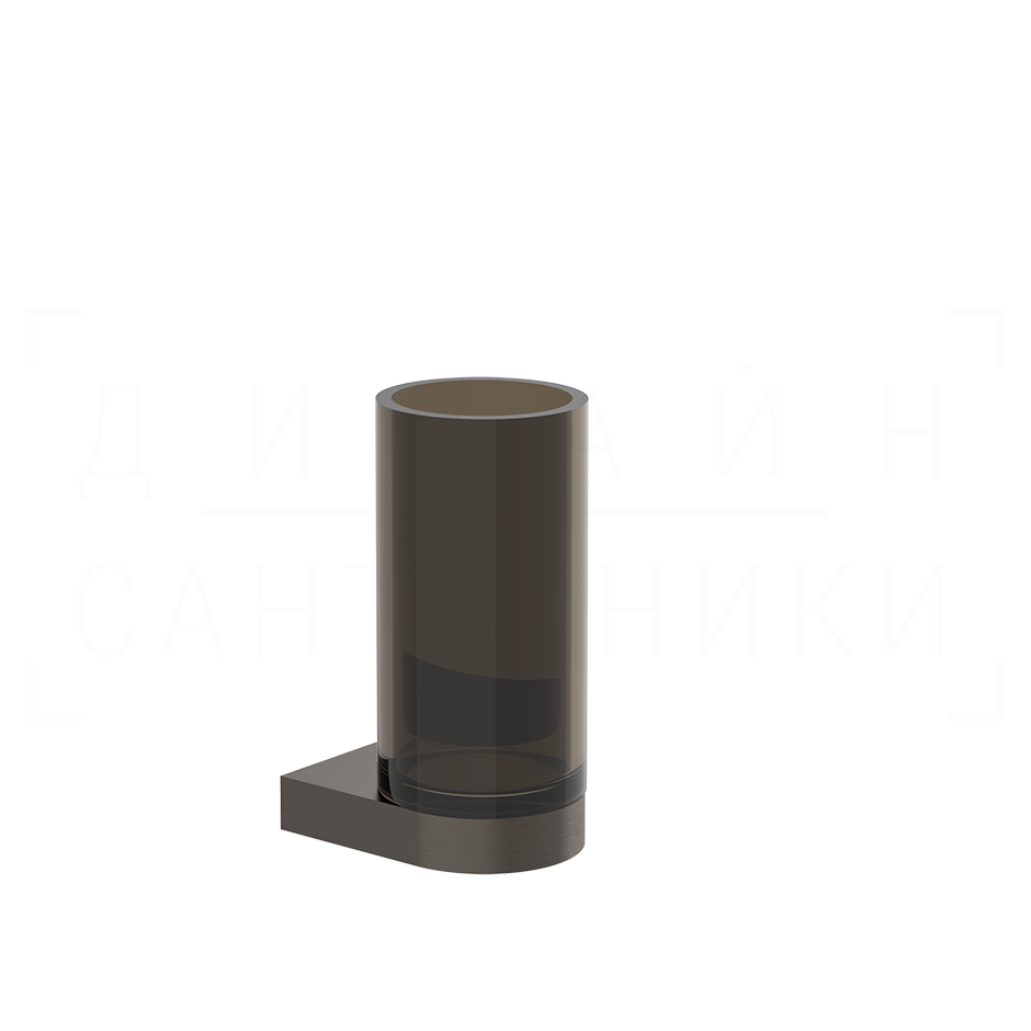 Gessi Perle Стакан подвесной, стеклянный, цвет: black metal brushed PVD 74816#707