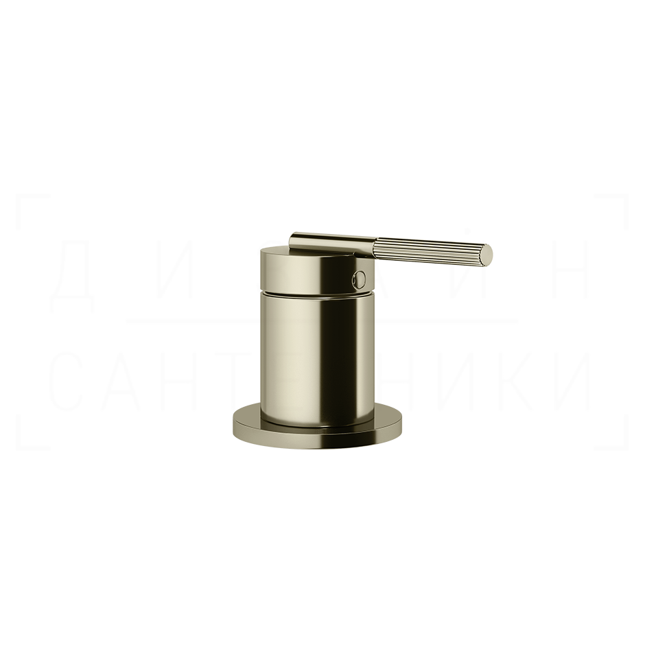 Gessi Ingranaggio Смеситель для раковины, без излива и донного клапана, цвет: nickel PVD 63600#720