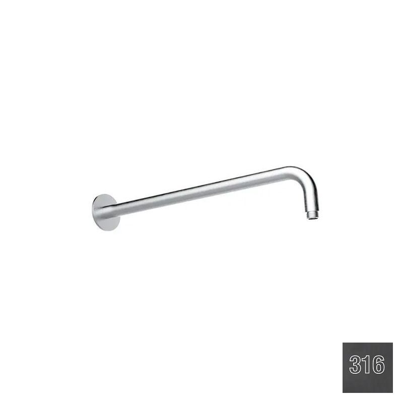 Almar Round Кронштейн для верхнего душа настенный 45 см, цвет: 316 PVD brushed absolute black E021103.AB316