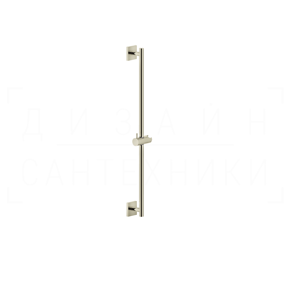 Gessi Rilievo Душевая штанга 86 см, с держателем для лейки, цвет: nickel PVD 59244#720