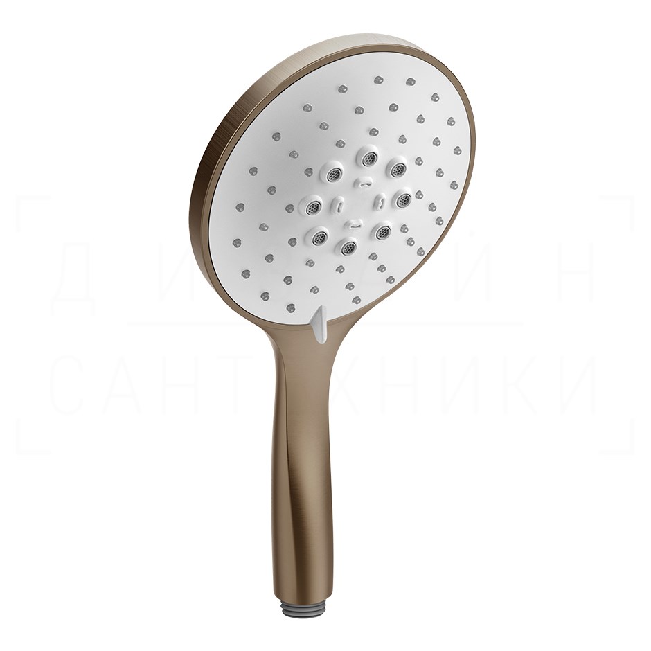 Gessi Ручной душ с 3 видами струи, цвет: coffee bronze brushed PVD 14376#761