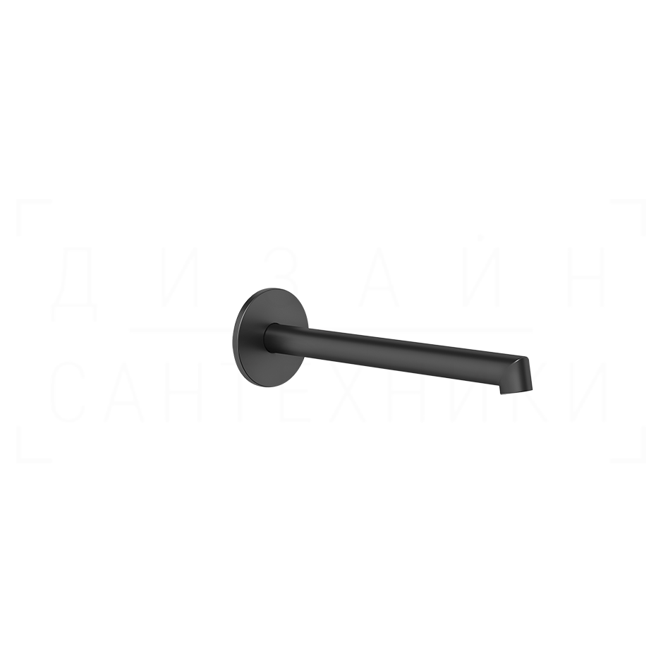 Gessi Ingranaggio Излив настенный для раковины 20,9 см, фиксированный, цвет: matte black 63404#299