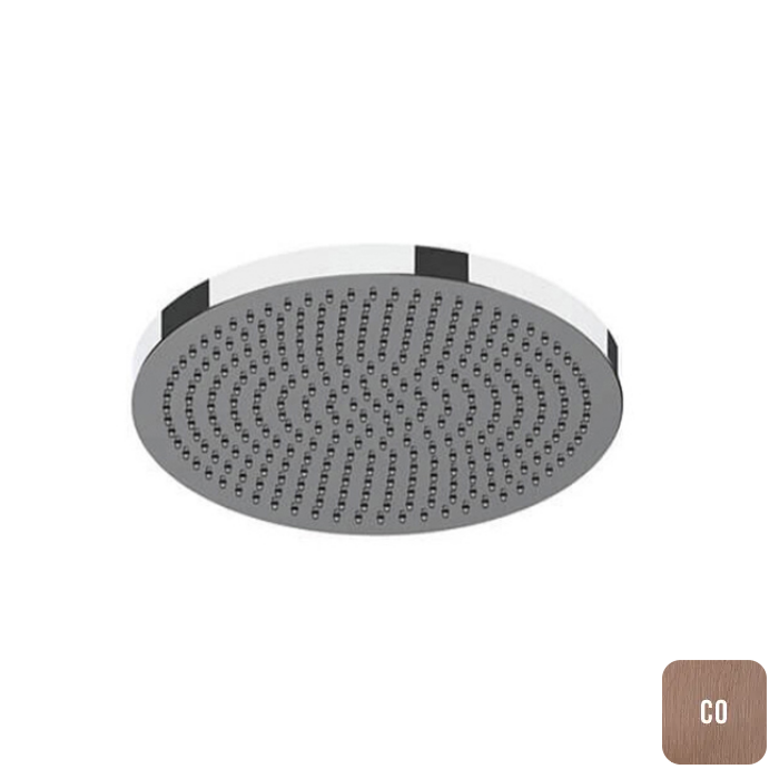 Almar Velvet 230 Верхний душ без кронштейна d23,2 см, 1 режим, цвет: brushed copper E044292.CO