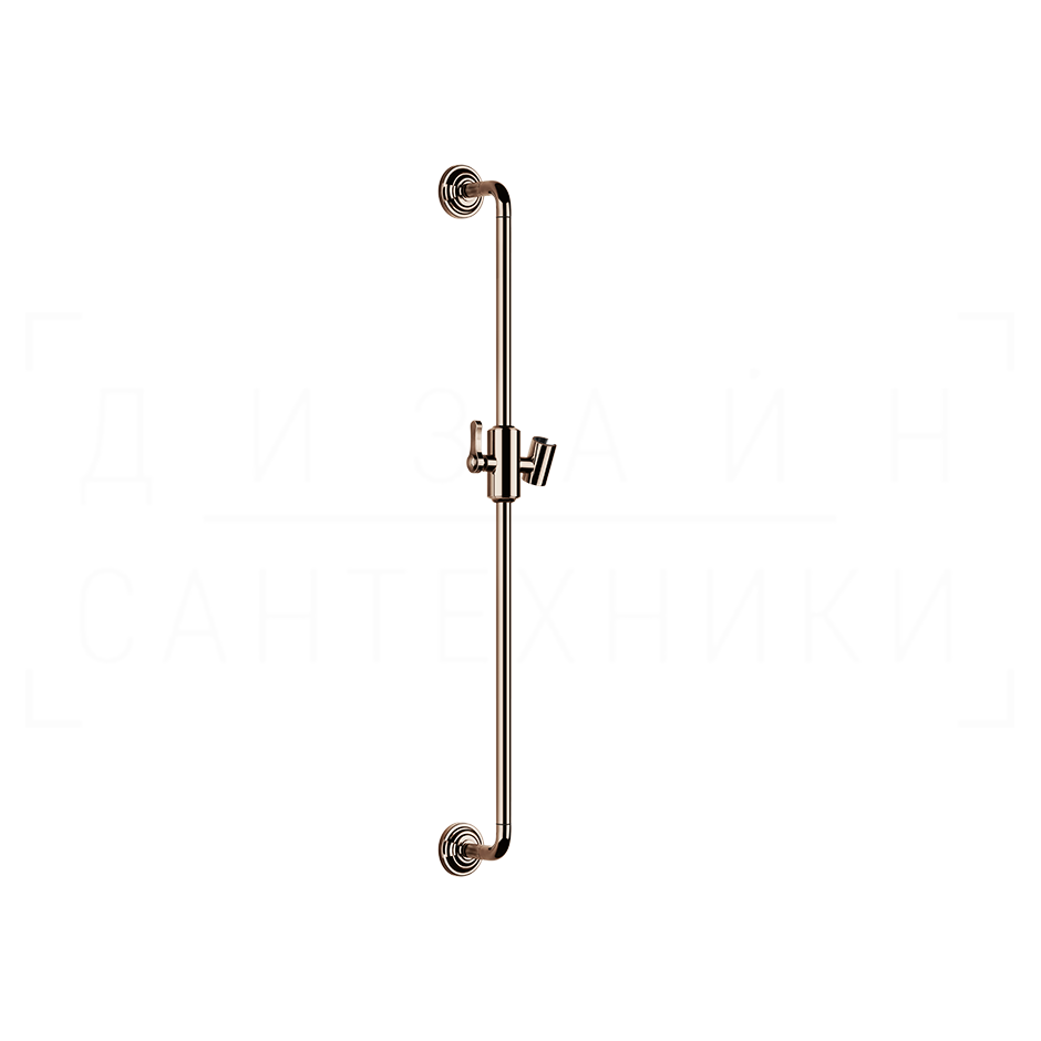 Gessi Venti20 Душевая штанга 86,5 см, с держателем для лейки, цвет: copper PVD 65145#030