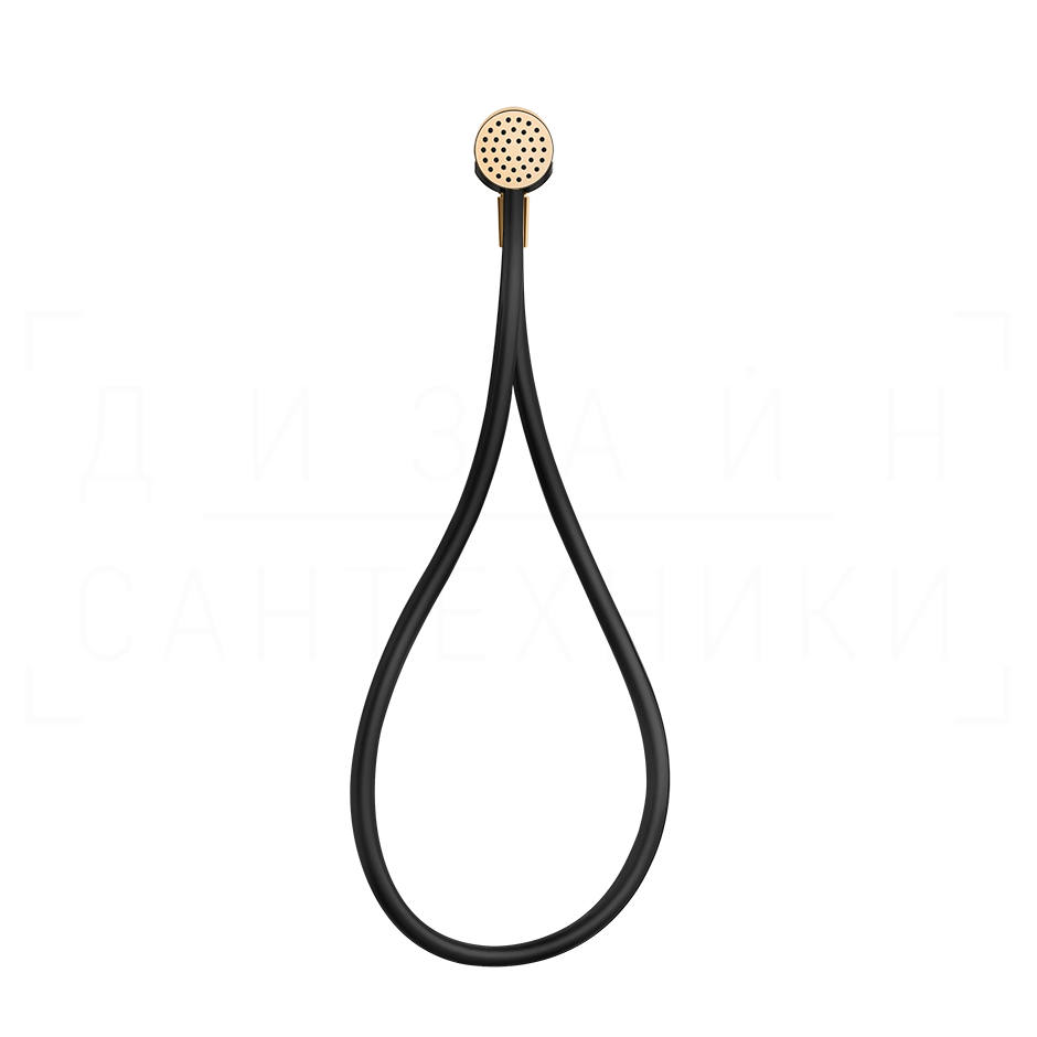 Gessi Hi-Fi Душевой гарнитур магнитный: ручной душ, держатель, шланг 150 см, цвет: warm bronze PVD 63199#735