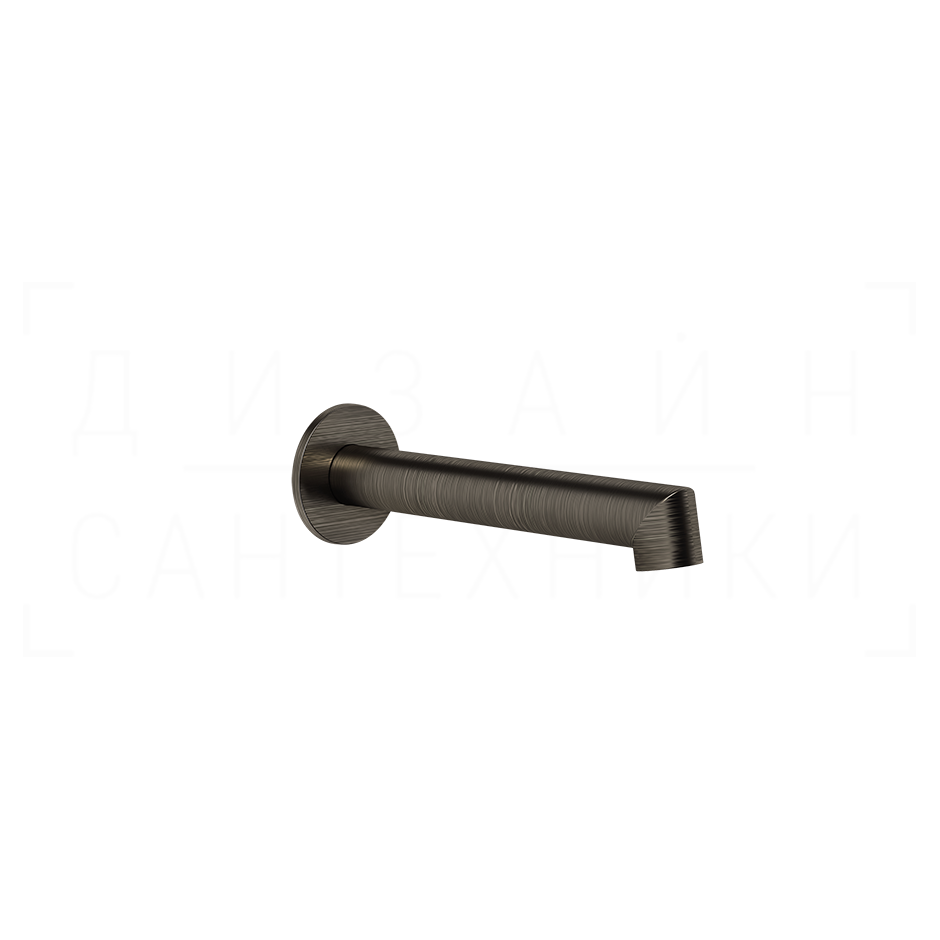 Gessi Ingranaggio Излив настенный для ванны 19,2 см, фиксированный, цвет: aged bronze 63603#187