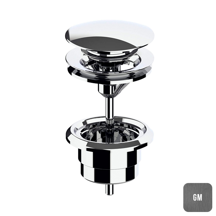 Almar Mixers Донный клапан универсальный, цвет: brushed gun metal E094000.GM