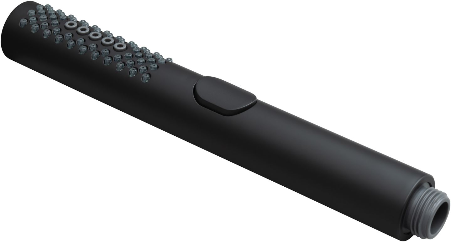 Allen Brau Priority Ручной душ, 3 режима струи, 2,9x2,9x21,1h см, цвет: черный матовый 5.31A20-31