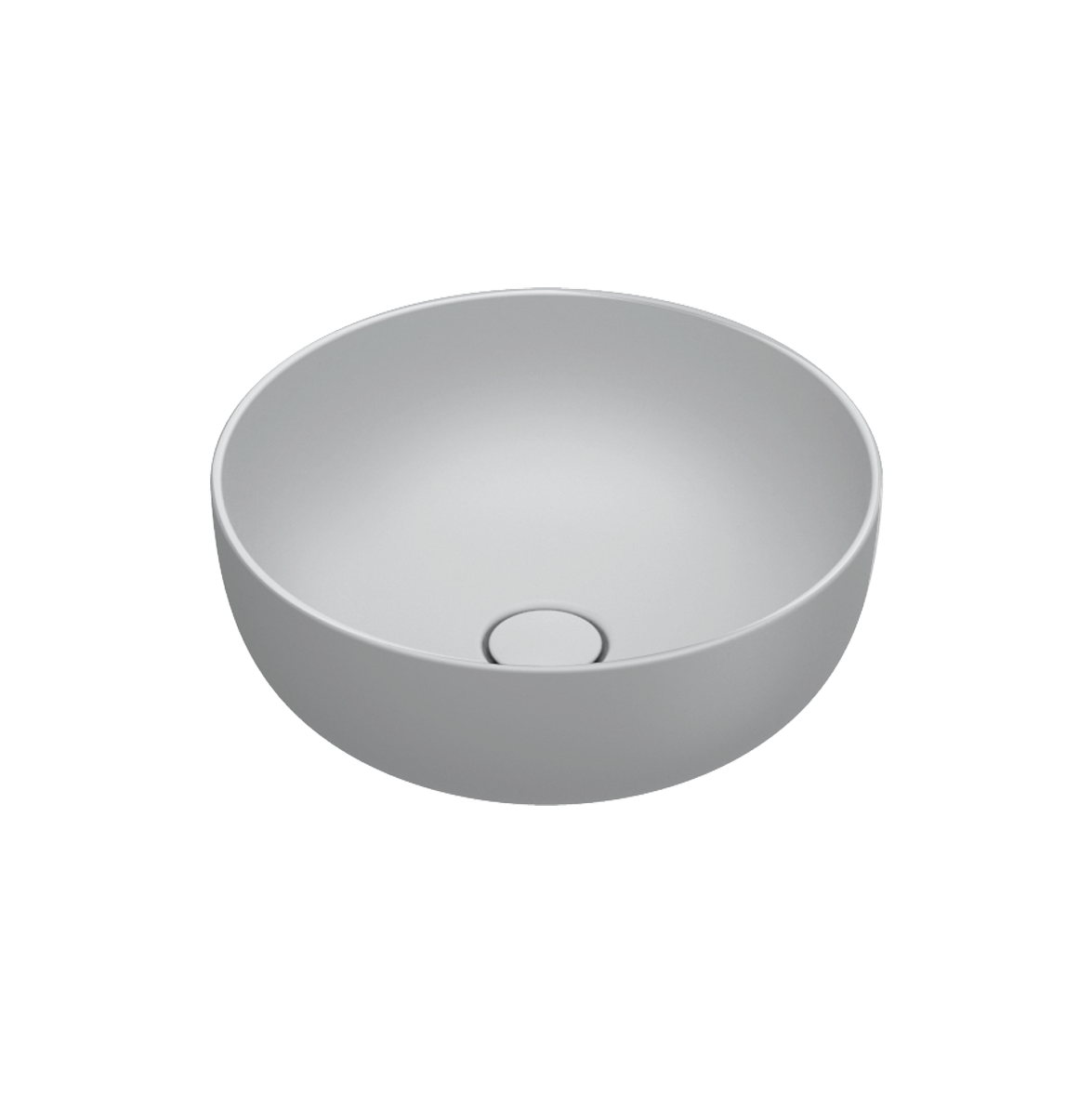Catalano Sfera Раковина чаша d42x16h см, без перелива, покрытие Cataglaze, цвет: цемент матовый 0523430023