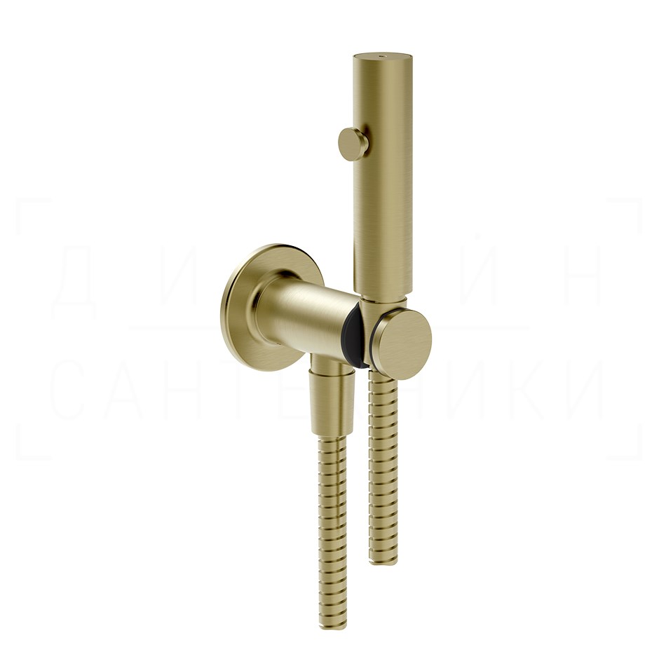 Gessi Inciso Гидроершик без смесителя, шланг 125 см, цвет: brushed brass PVD 58151#727