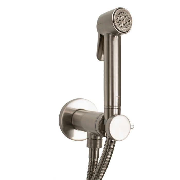 Bossini Paloma Гигиенический душ с прогрессивным смесителем, цвет брашированный никель E37005.094