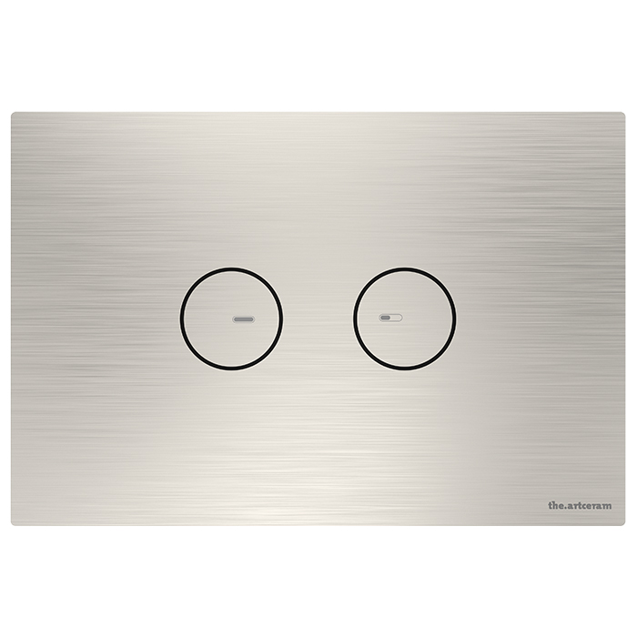 ArtCeram Inox Кнопка смыва для унитаза, пластик, цвет: steel 715.000.BS