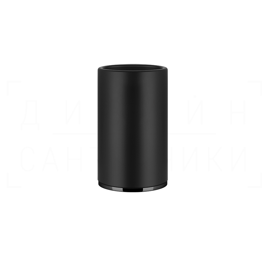 Gessi Inciso Стакан настольный, керамический Neolite, цвет: black/black metal PVD 58532#706