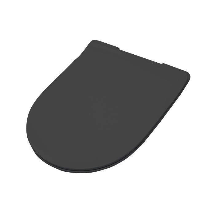 ArtCeram File 2.0 Крышка-сиденье для унитаза с микролифтом, цвет: matt black FLA014 17