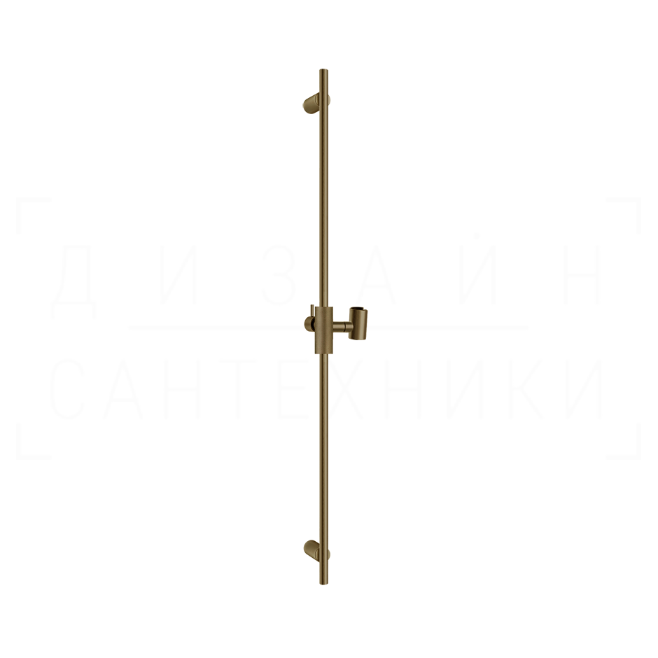 Gessi Anello Душевая штанга 90 см, с держателем для лейки, цвет: deep bronze brushed PVD 63485#791