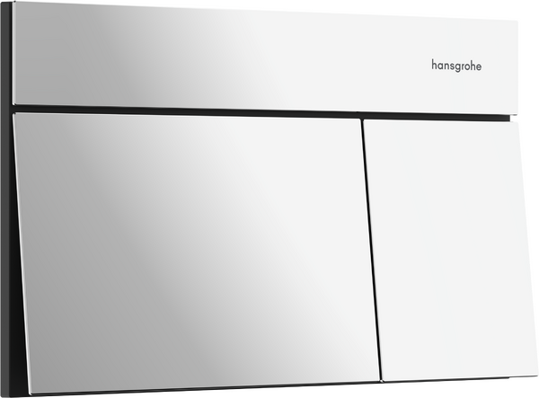 Hansgrohe iFrame Кнопка смыва для унитаза, 2 режима, металл, цвет: chrome 66003000