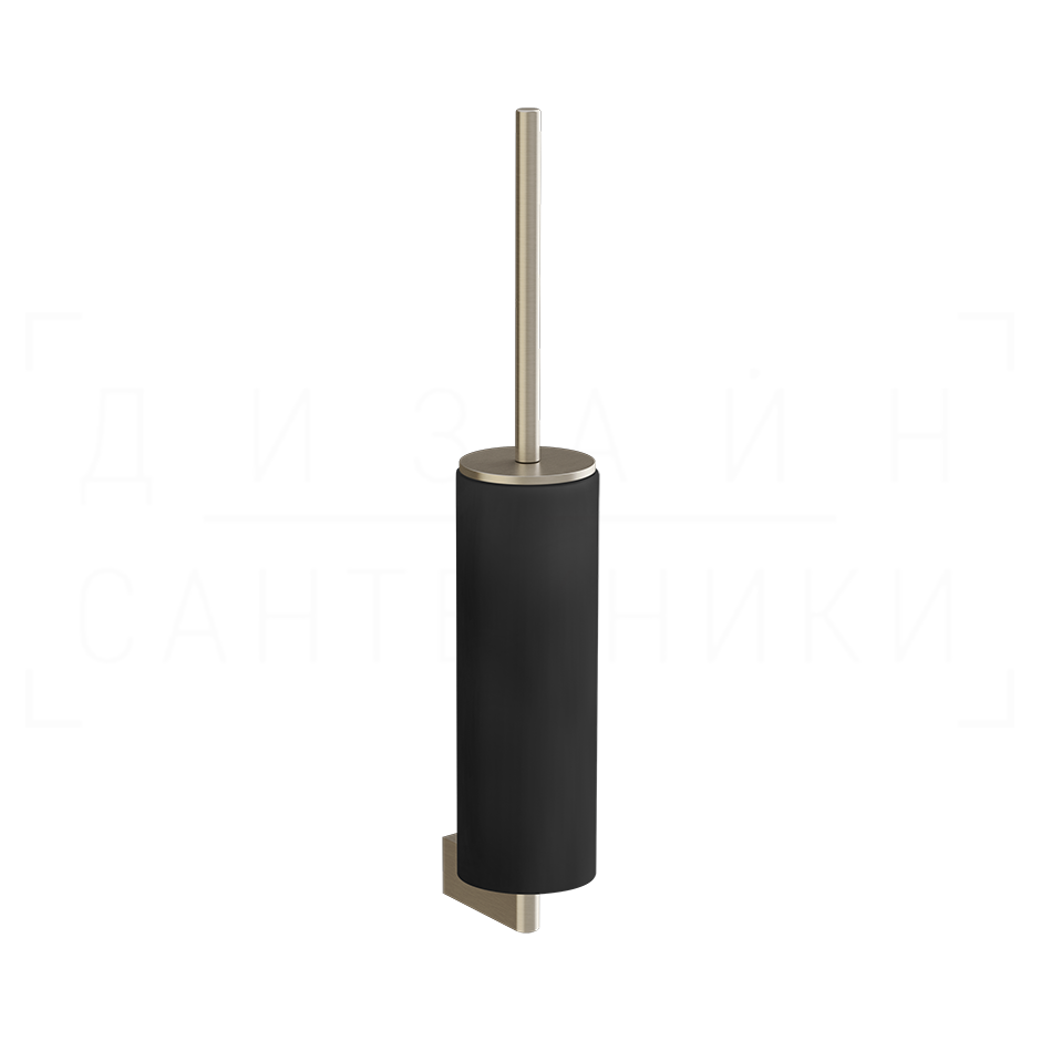 Gessi Origini Ершик для унитаза подвесной, колба Neolite, цвет: black/finox brushed nickel 66420#149