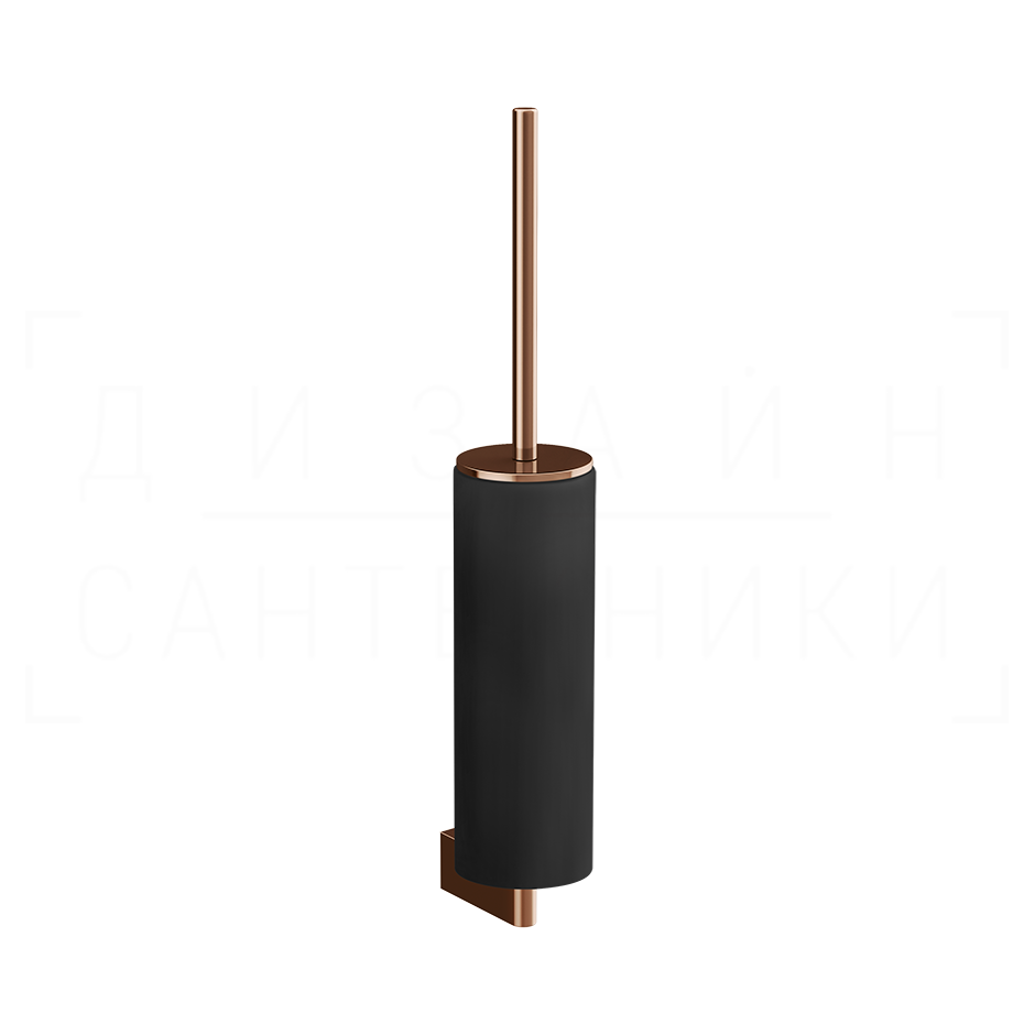 Gessi Origini Ершик для унитаза подвесной, с кермической колбой Neolite, цвет: black/copper PVD 66420#030