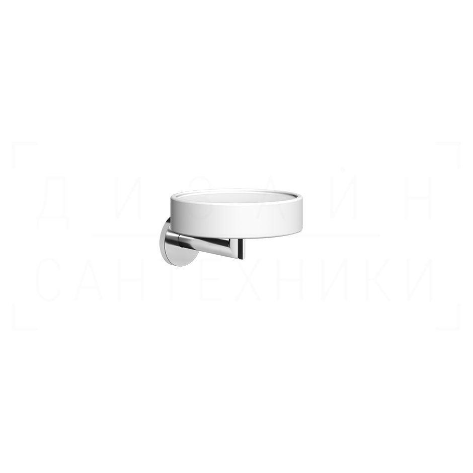 Gessi Ventaglio Мыльница с керамической чашей Neolite, подвесная, цвет: white/matte white 63601#279