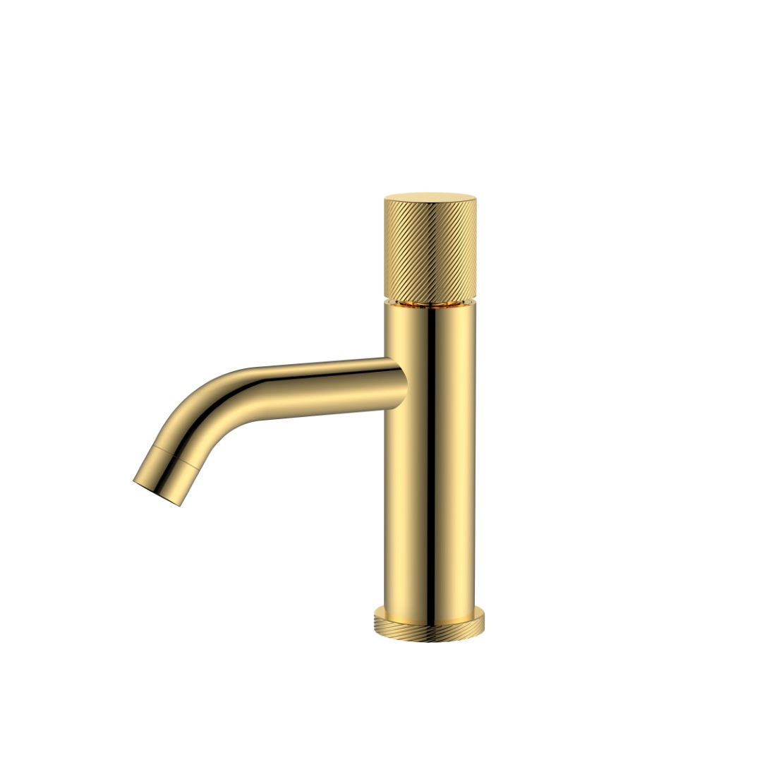 Boheme Stick Spirale Смеситель для раковины на 1 отв., без дк, длина излива 13,5 см, цвет: gold 121-GG.4