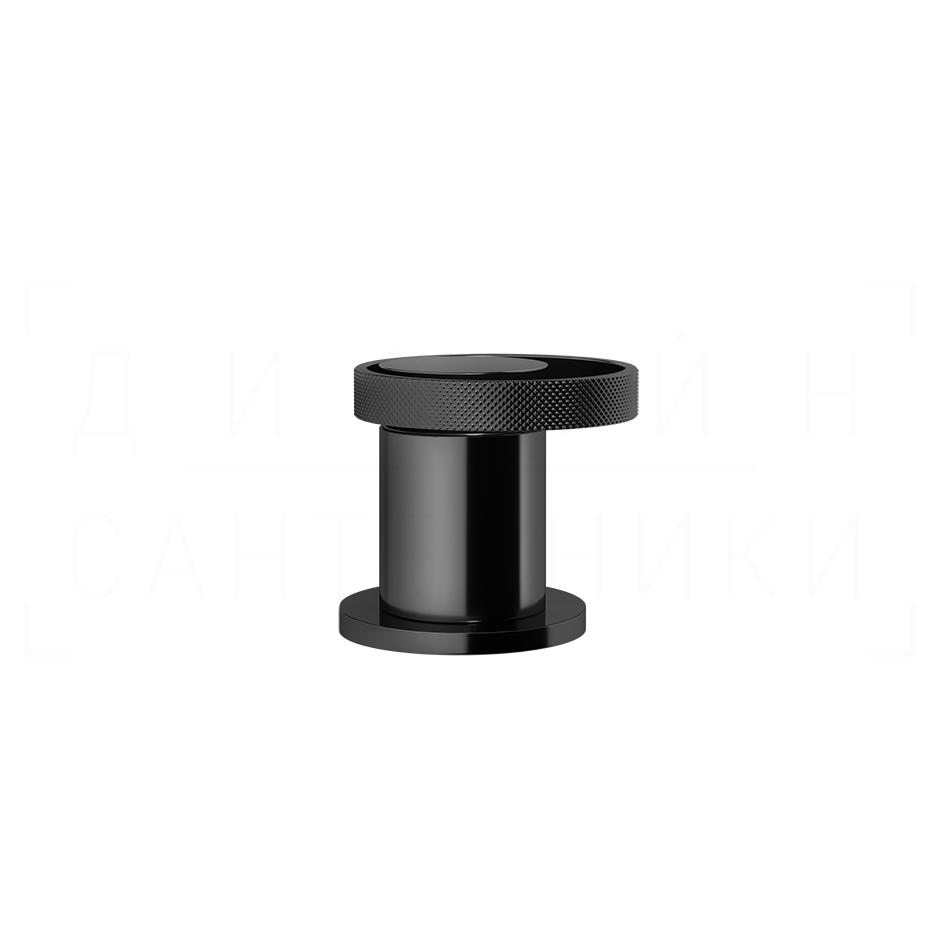 Gessi Anello Смеситель для раковины, без излива и донного клапана, цвет: black metal PVD 63400#706