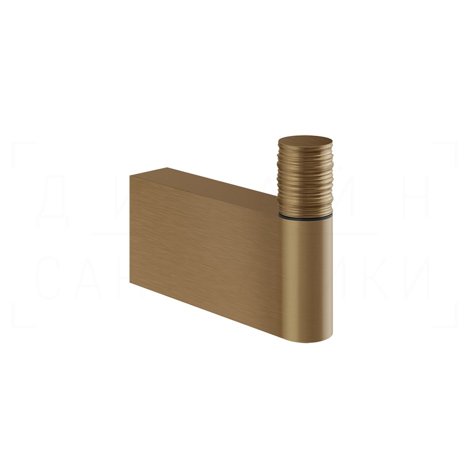 Gessi Habito Trame Крючок для полотенец одинарный, подвесной, цвет: deep bronze brushed PVD 70323#791