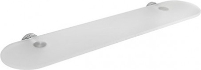 Colombo Design Basic Полочка стеклянная 60x13,5 см, подвесная, стекло матовое, цвет: chrome B2716.CR-VAN