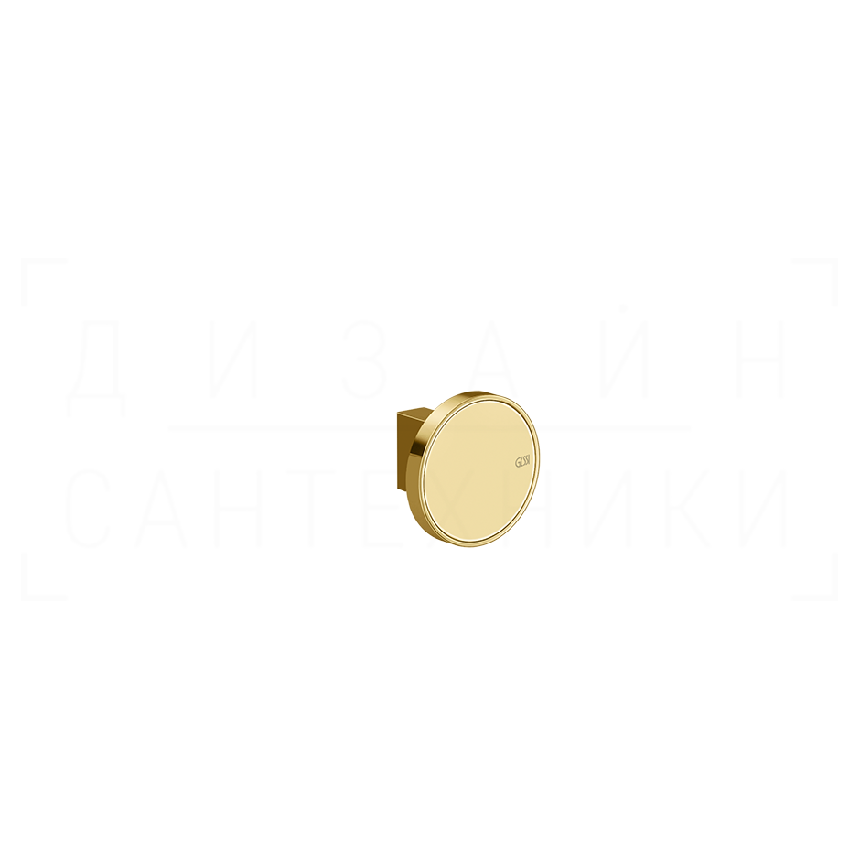 Gessi Origini Крючок для полотенец одинарный, подвесной, цвет: gold PVD 66521#246