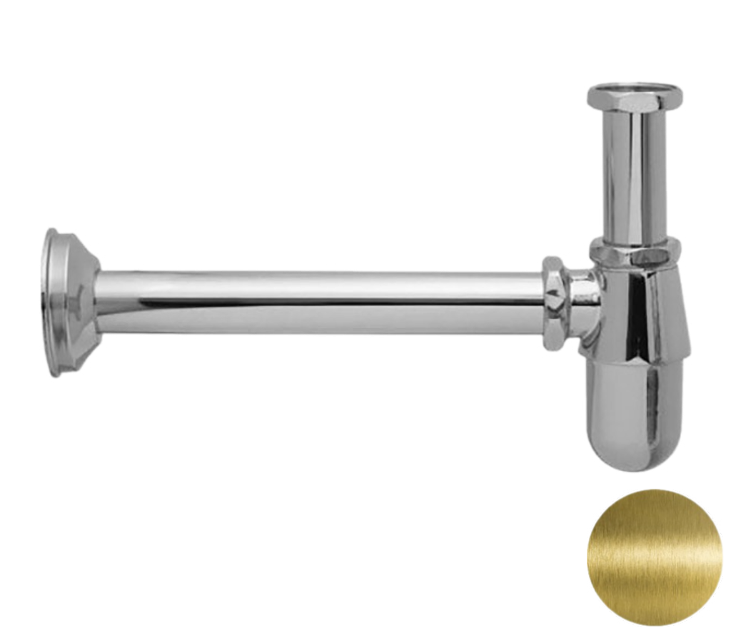 Remer Сифон для раковины, цвет: vecchio ottone 970114VO