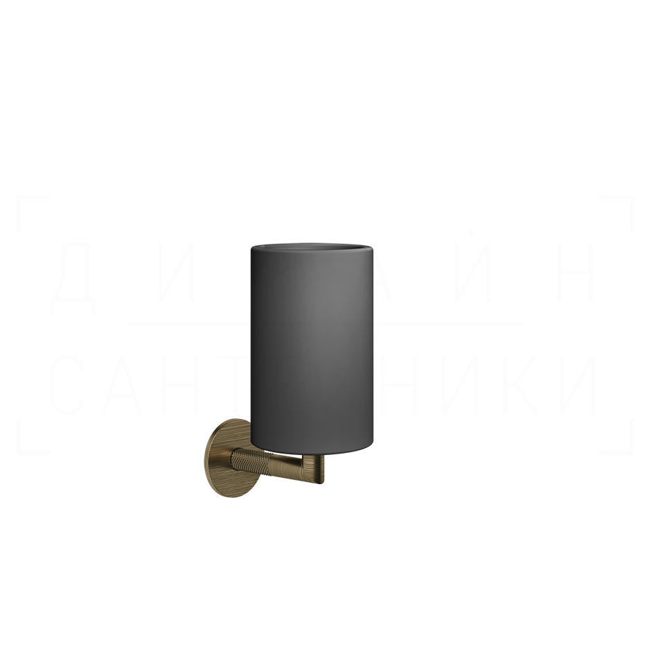 Gessi Anello Стакан подвесной, керамический Neolite, цвет: antique brass 63708#713