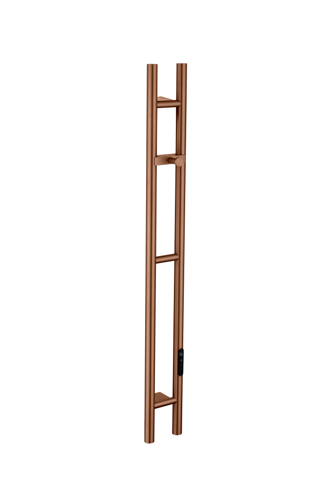 Boheme Duo Полотенцесушитель электрический 14,4х120h см, цвет: brushed bronze 729-BRB