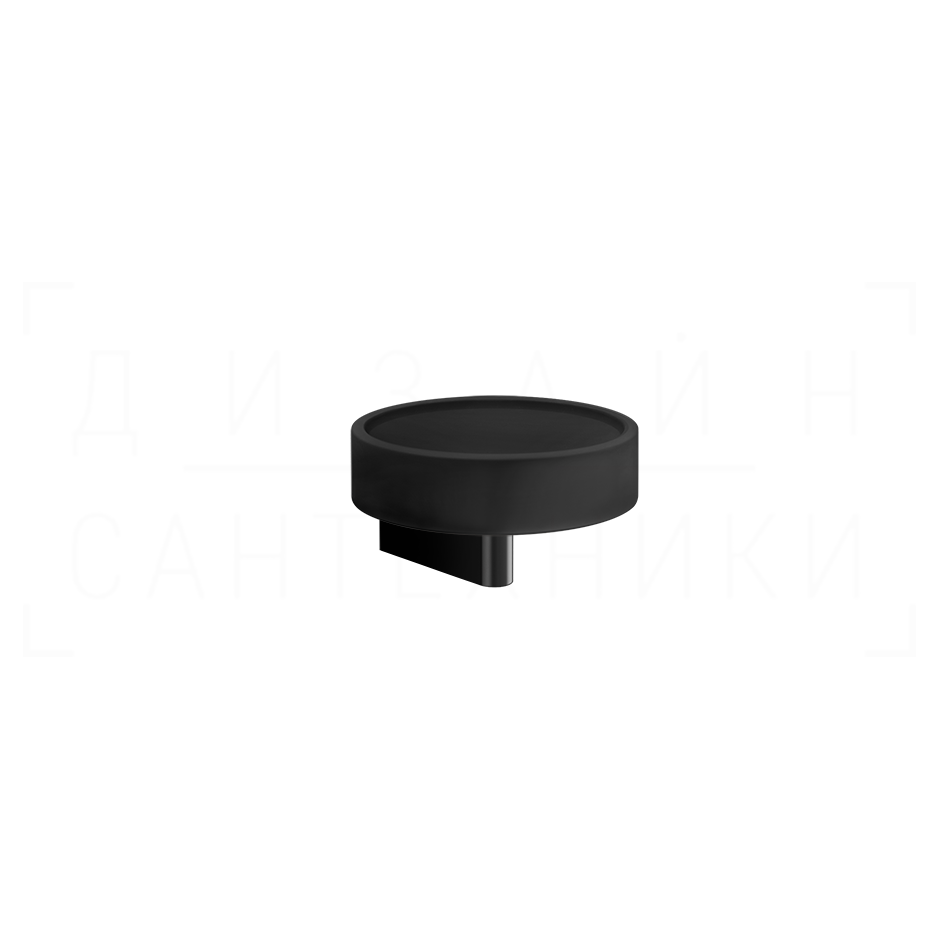 Gessi Origini Мыльница с керамической чашей Neolite, подвесная, цвет: black/black metal PVD 66402#706