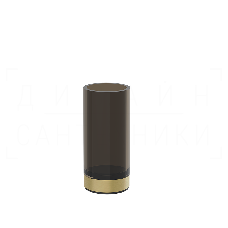 Gessi Perle Стакан настольный, стеклянный, цвет: brushed brass PVD 74833#727