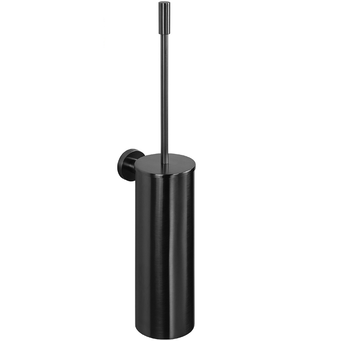 Colombo Design Plus Ершик для унитаза подвесной, с латунной колбой, цвет: matt graphite W4962.GM