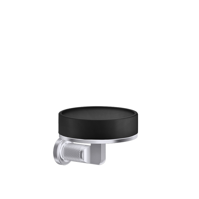 Gessi Inciso Мыльница со стеклянной чашей, подвесная, цвет: finox brushed nickel 58502#149