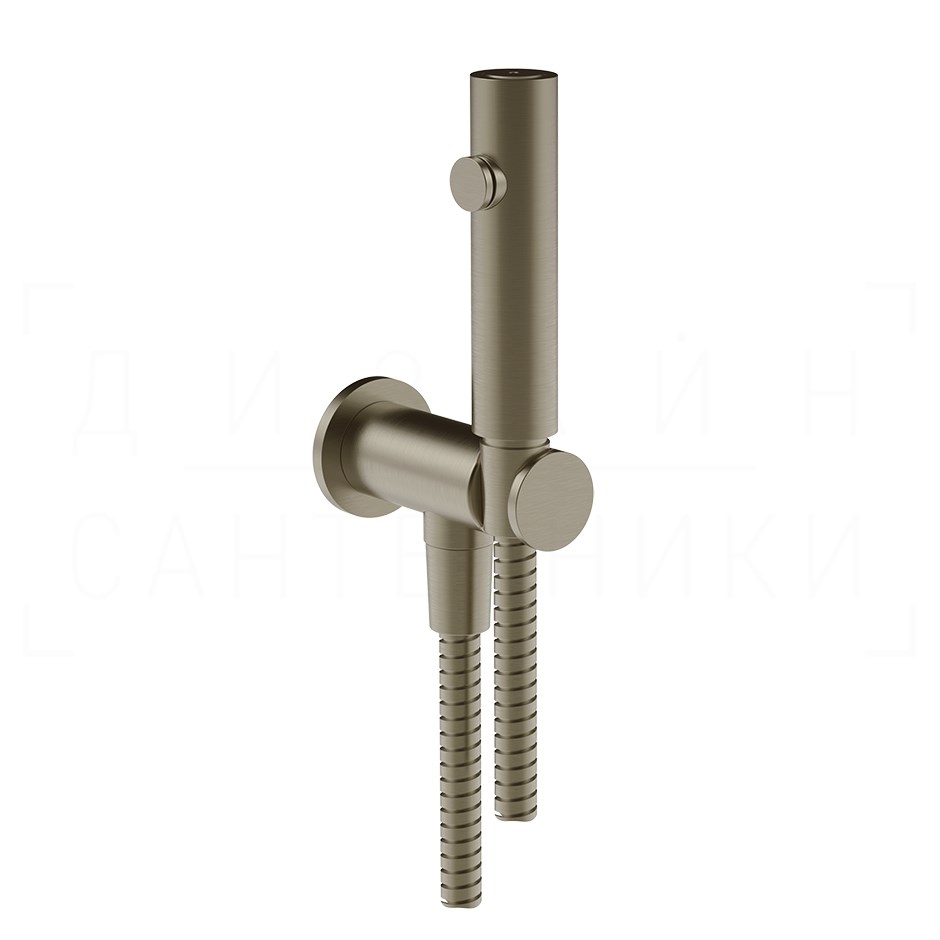 Gessi Total Look Гидроершик без смесителя, шланг 125 см, цвет: finox brushed nickel 45121#149