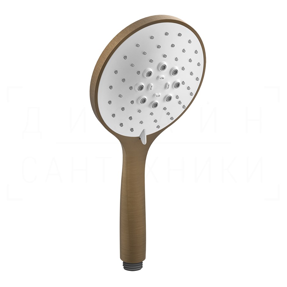 Gessi Ручной душ с 3 видами струи, цвет: antique brass 14376#713