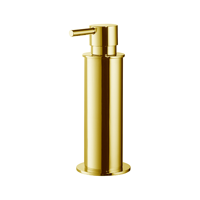 Colombo Design Plus Дозатор для жидкого мыла настольный, металлическая колба, цвет: matt gold W4980.OM