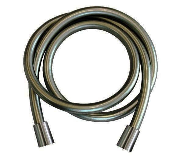 Remer Душевой шланг ПВХ 120 см, цвет: nichel spazzolato opaco 332CN2G120NPO