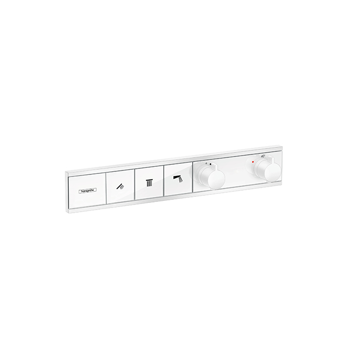 Hansgrohe RainSelect Термостат для душа встраиваемый на 3 потребителя, цвет: матовый белый 15381700