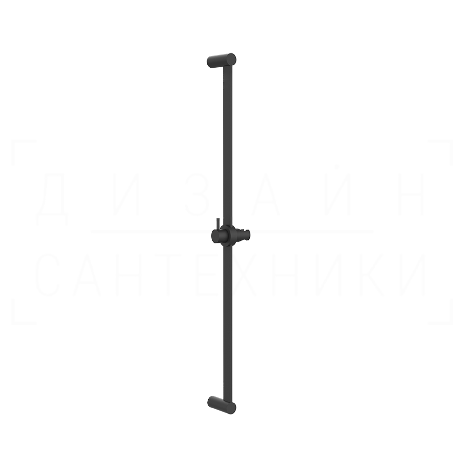 Gessi 316 Душевая штанга 82,8 см, с держателем для лейки, цвет: matte black 54042#299