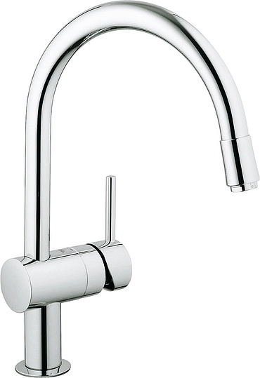 Grohe Minta Смеситель для кухни, с вытяжным изливом, цвет: хром 32918000