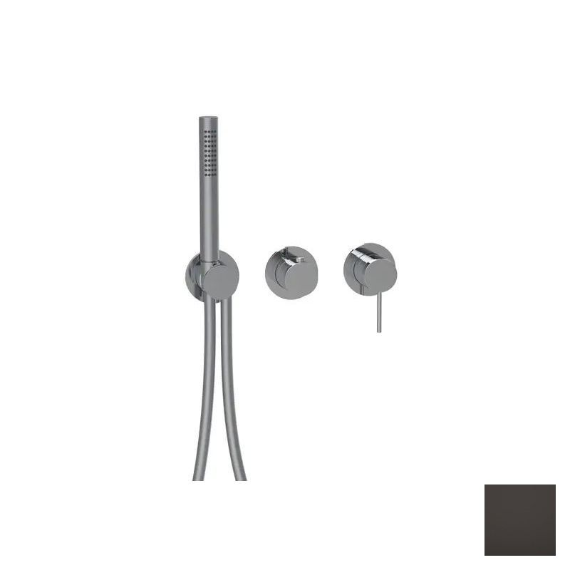 Almar Modular Round Смеситель для душа, внешняя часть на 2-3 потребителя, цвет: polished deep black E180142.DB
